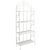Tyrique 4 Tier Shelf Unit - Antique White For Sale - Image 11 of 11