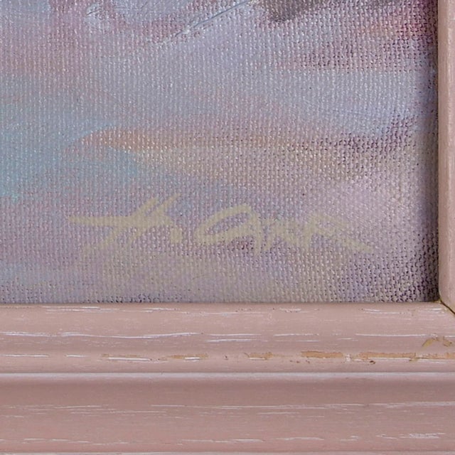 Howard Carr Fall Tree in Front of Mission Adobe For Sale - Image 4 of 5