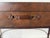 1980s Vintage Ralph Lauren Style Leather Suitcase Console Table With Brass Accents & Metal Base For Sale In Miami - Image 6 of 17