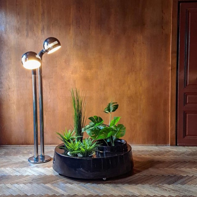 Black Fiberglass Fioriera Side Table from B&b Italia / C&b Italia, 1966 For Sale - Image 15 of 18