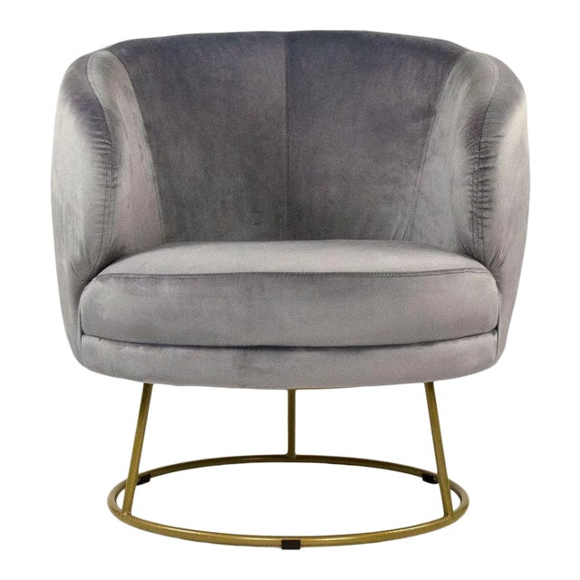 Acovet White Faux Fur Tub Chair in White For Sale