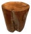 Andrianna Shamaris Sculptural Teak Wood Tray Side Table For Sale