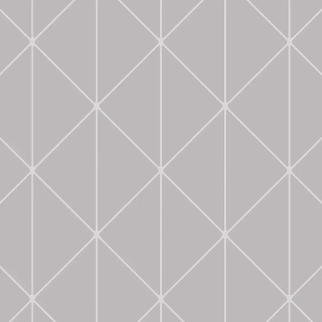 Borastapeter Diamonds Wallpaper in Grey and Silver For Sale