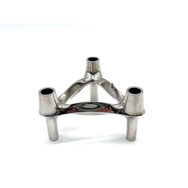 1960s Modular Candleholders in Chrome-Plated Metal, Germany, 1960s, Set of 8 For Sale - Image 5 of 14