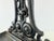 Metal Antique Victorian Black Cast Iron Umbrella & Cane Stand With Removable Drip Tray For Sale - Image 7 of 14