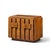 Mid-Century Modern Lane Staccato Brutalist Mid Century Walnut Nightstand For Sale - Image 3 of 7