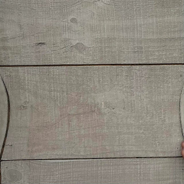 Wood Vintage Regency Gilt Tipped Mirror For Sale - Image 7 of 7