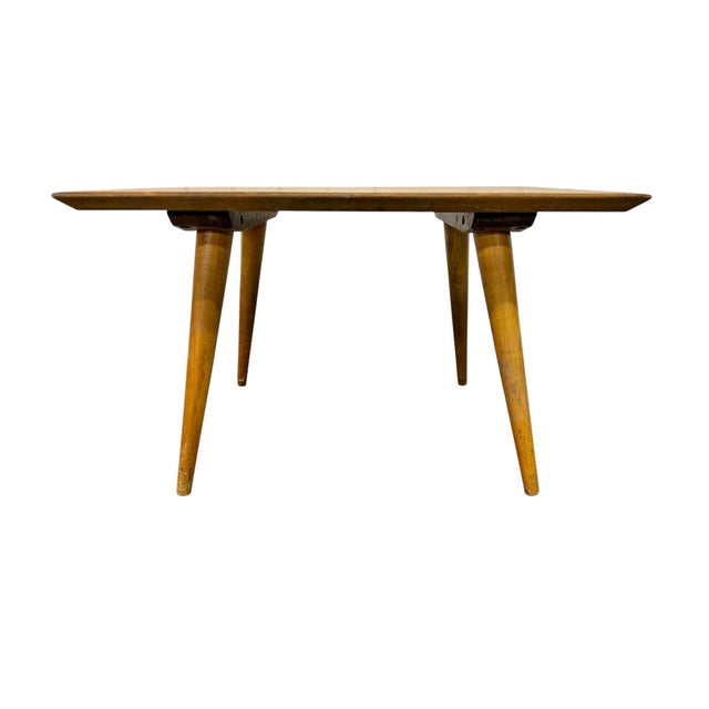 1960s Mid-Century Modern Paul McCobb Planner Group Solid Maple Side Table For Sale - Image 5 of 6