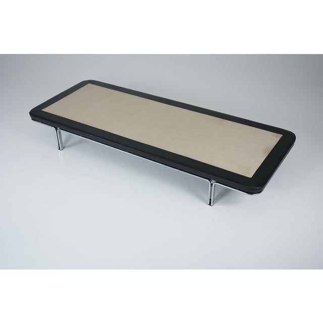 Metal Model 6915 Black Leather Daybed by Horst Brüning for Kill International, 1980s For Sale - Image 7 of 10