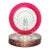 1950s Colony “Ruby Crown” Cranberry Red Glass Salad or Luncheon Plates - Set of 6 For Sale