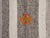 1970s Vintage Handmade Wool Cotton Grey Kilim Runner Rug For Sale - Image 4 of 11