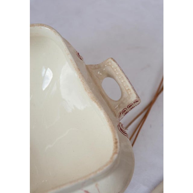 Ceramic Antique English Tureen with Plate Francis & Co Primrose C., 1860 For Sale - Image 7 of 13