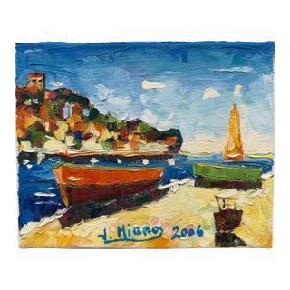 J. Miano "Taormina" Original Painting, Signed For Sale