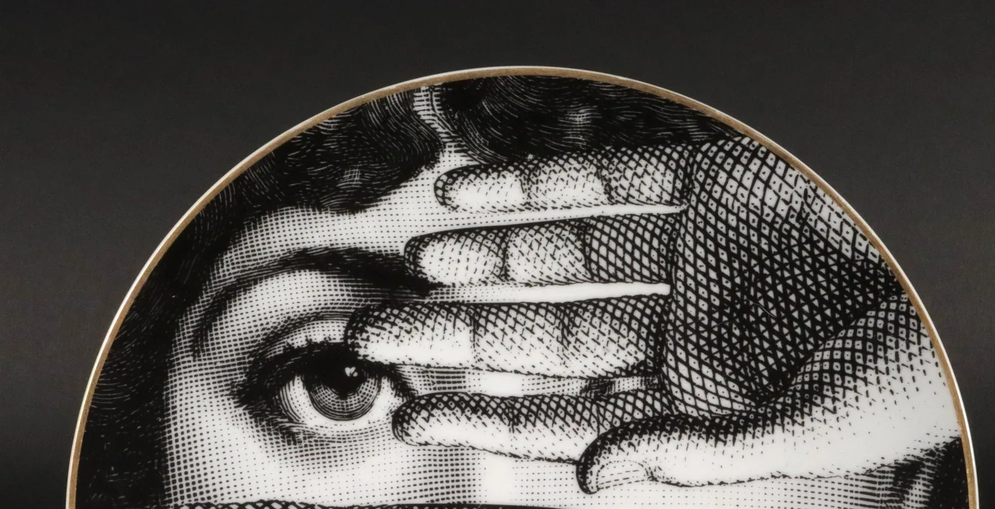 Fornasetti Rosenthal Porcelain Plate- Temi E Variazioni- Themes