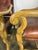 Mid 20th Century Pair of Mid-20th Century Italian Carved Armchairs With Leather Upholstery For Sale - Image 5 of 9