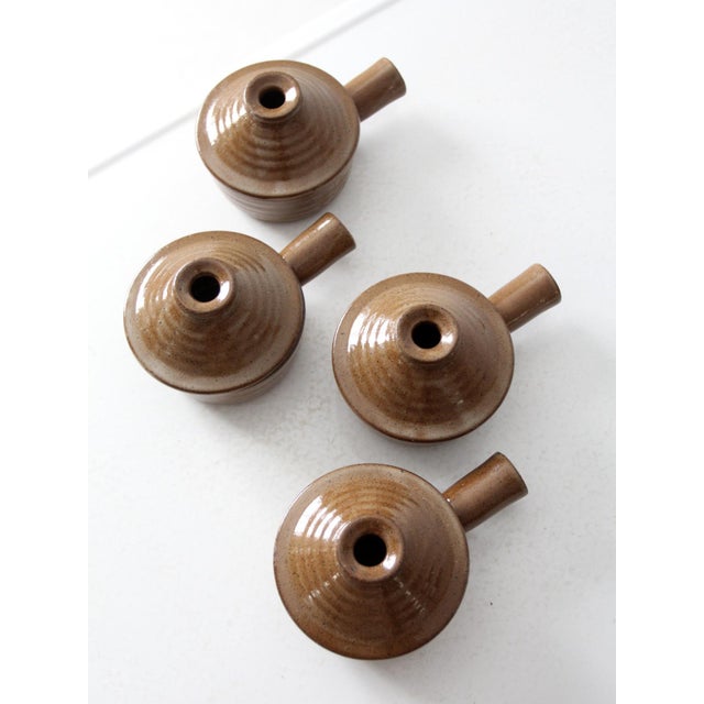 Vintage Crock Bowls Set of 4 For Sale - Image 12 of 12