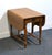 ETHAN ALLEN Heirloom Nutmeg Maple Colonial Early American 35" Drop Leaf Pembroke Accent End Table 10-8544 24" High Leaves...
