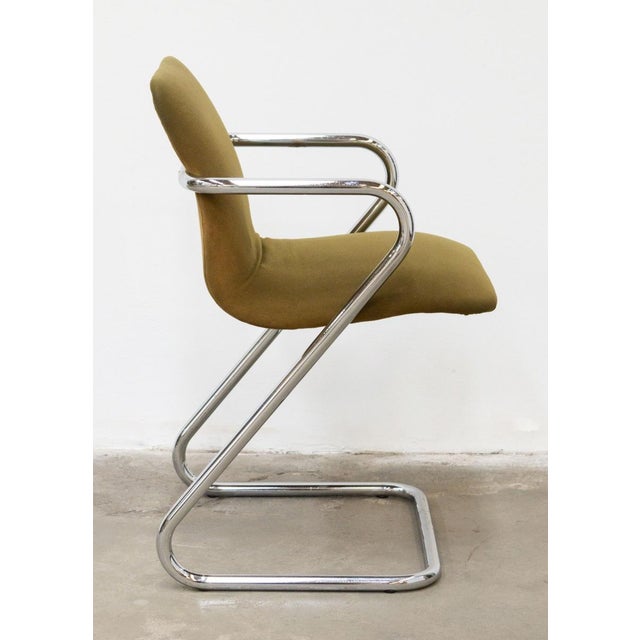 Vintage Round Glass Table with Chairs and Coffee Table, 1970s, Set of 6 For Sale - Image 13 of 18