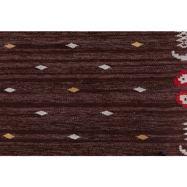Mid 20th Century Vintage Swedish Flat-Weave Rug by Solveig Westerberg, at Doris Leslie Blau For Sale - Image 5 of 9