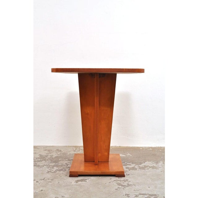Art Deco Side Table or Coffee Table in Cherrywood, 1930s For Sale - Image 3 of 10