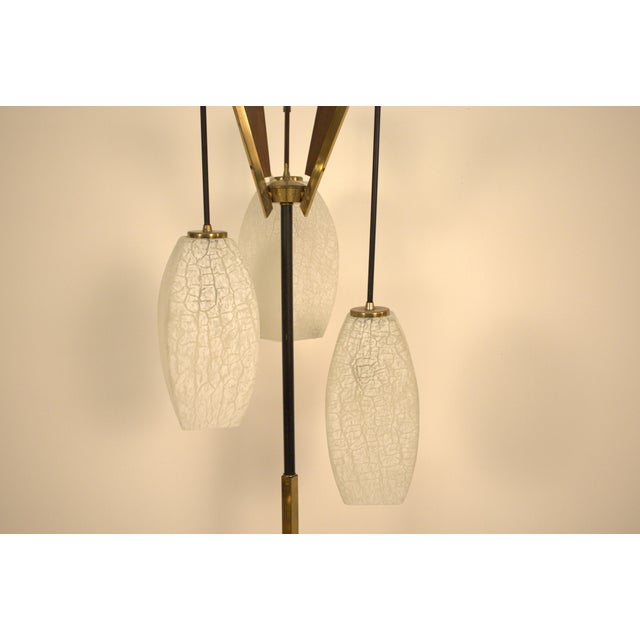 Vintage Floor Lamp by Angelo Lelli, 1950, in Good conditions. Designed 1950 to 1959 This piece is attributed to the...