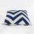 Bold Navy and White Chevron Pillow For Sale - Image 4 of 11