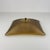 Mid-Century Modern Brown Smoked Beveled Glass and Brass Flush Mount, 1970s For Sale - Image 10 of 10