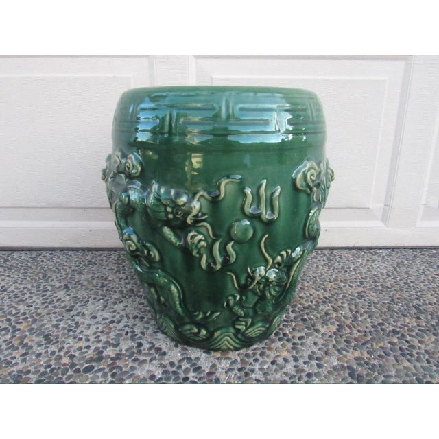 Oriental Style Garden Stool For Sale In San Francisco - Image 6 of 16