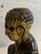 Solid Wood Buddha with Golden Patina, 20th Century For Sale - Image 3 of 10