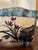 Early 21st Century R. Maze Hand-Painted Ceramic Jardinière, “Orchids and Rocks,” 2012 For Sale - Image 5 of 8