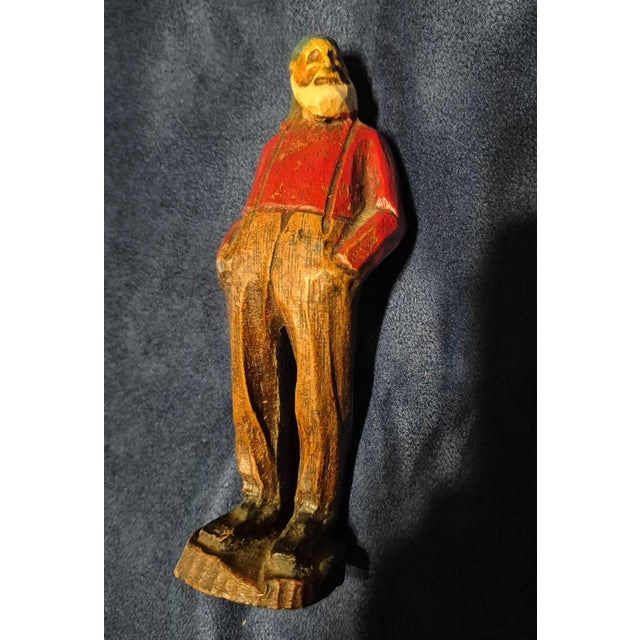 Mid 20th Century Vintage Syroco Wood Figurines From the Mid-Century Era For Sale - Image 5 of 8