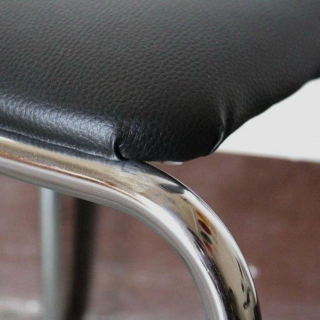 Black Black Dining Chairs, 1970s, Set of 4 For Sale - Image 8 of 12