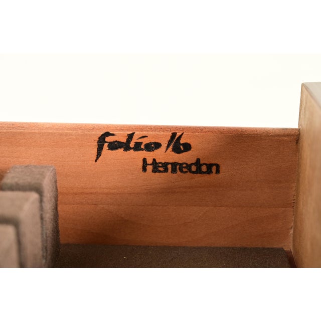 Henredon Hollywood Regency Chinoiserie Walnut Sideboard Credenza, Circa 1970s For Sale - Image 9 of 18