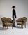 Olive Pair of Louis XV Upholstered Armchairs, Rococo Style, France, Circa 1900 For Sale - Image 8 of 11