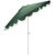 Dark Green Torsa 9 Ft Crank Umbrella, Green/White Pole For Sale - Image 8 of 9