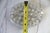 Transparent Vintage Oval Glass Flower Frog For Sale - Image 8 of 8