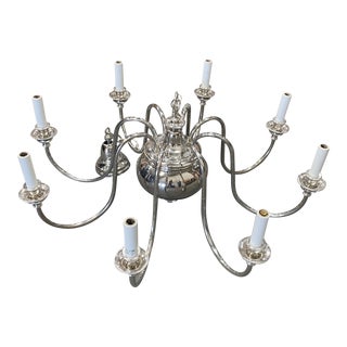 Winston 34 Satin Nickel Chandelier For Sale