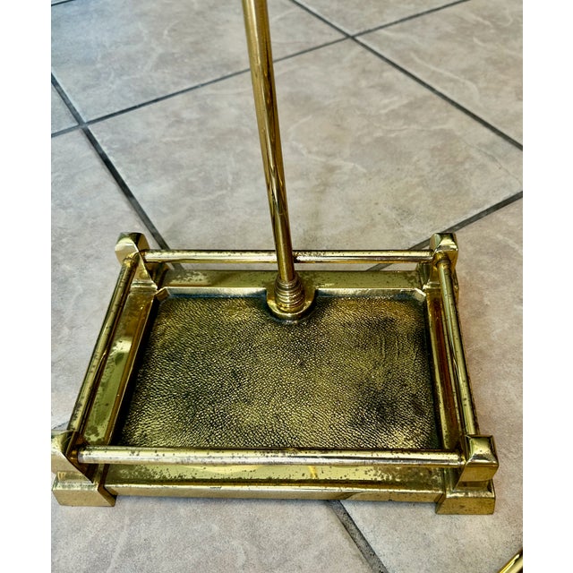 Equestrian Cast Brass Fireplace Tools Horse Head Motif For Sale - Image 11 of 16