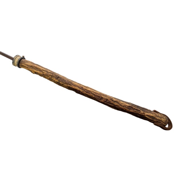 Mid-18th Century American Colonial Hand-Forged Wrought Iron Hearth Toasting/Grilling Iron For Sale - Image 4 of 4