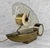 Mid-Century Modern Mid-Century Atomic Gold & Lucite Mantle Sailboat Clock For Sale - Image 3 of 9