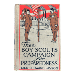 Vintage Boy Scout Book With Decorative Cover