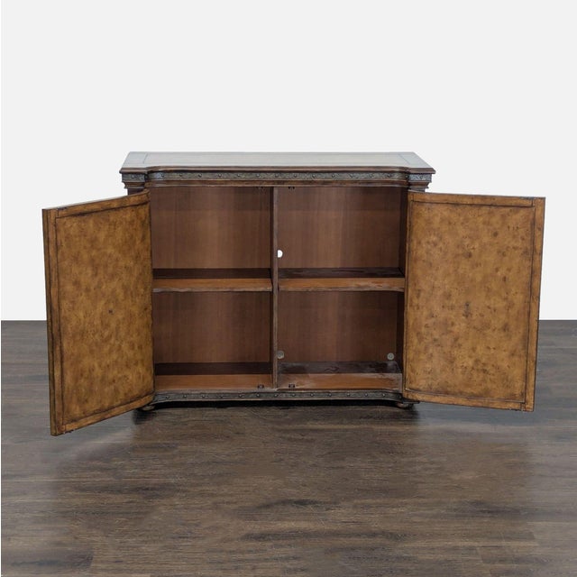 2000 - 2009 Two Door Cabinet With Metal Accents For Sale - Image 5 of 9
