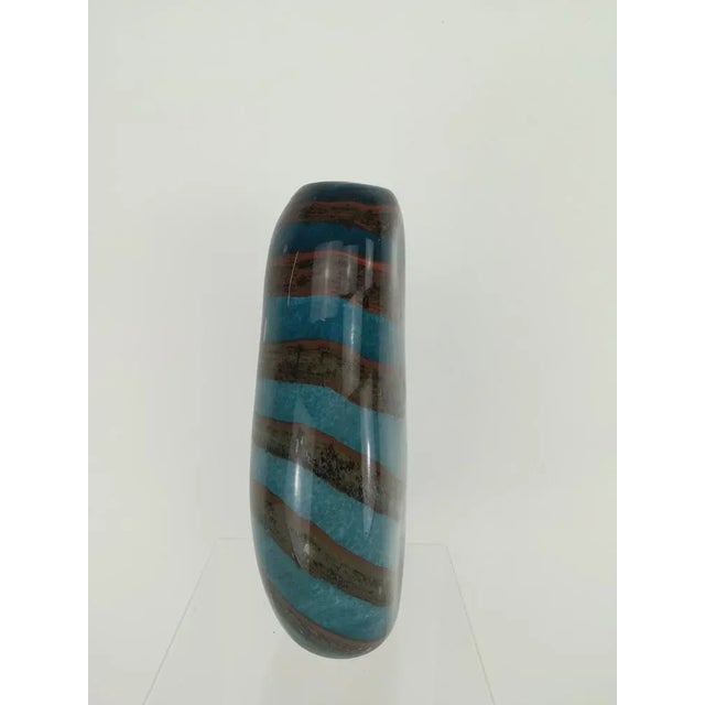 Glass Italian Vintage Vase from Murano Glass, 1970s For Sale - Image 7 of 8