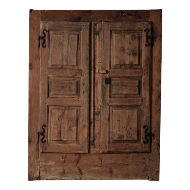 Alpine Cabinet in Pine, French Alps, Savoy, 19th Century For Sale