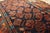 Wine 1900s Blue Navy Paisley Tribal Antique Persian Balouch Rug 1' 6''x 2' 6'' Handknotted Wool Carpet For Sale - Image 8 of 10