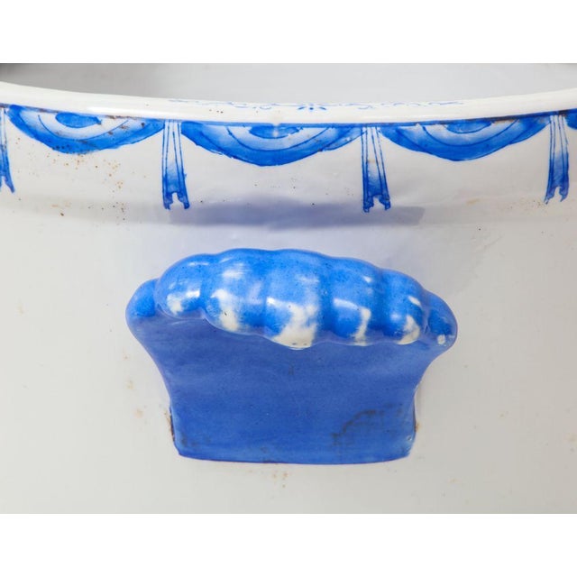 Chinese Export Style Porcelain Oval Basin For Sale - Image 9 of 11