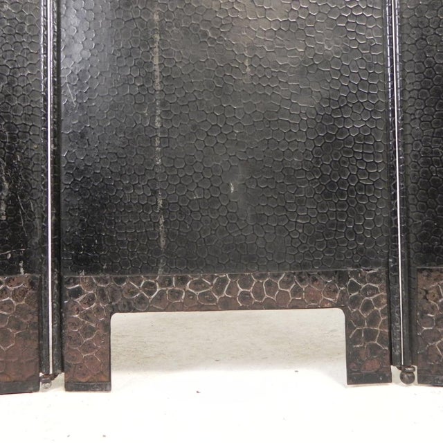 Art Deco Room Divider in Steel with Brass Details, 1930s For Sale - Image 18 of 18
