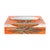 Contemporary Pheasant Feathers Butternut Acrylic Candy Catchall Dish, Small For Sale - Image 3 of 9
