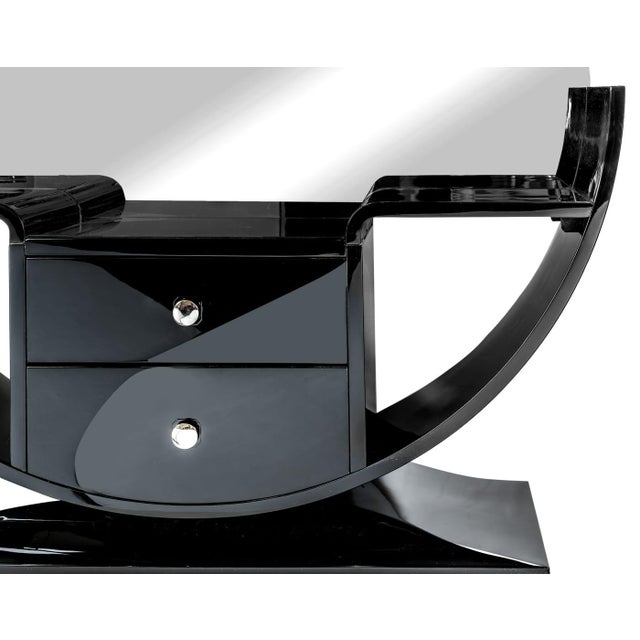 Dressing Table in Glass For Sale - Image 4 of 5