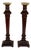 Pair of Early 19th C Mahogany Candlesticks For Sale